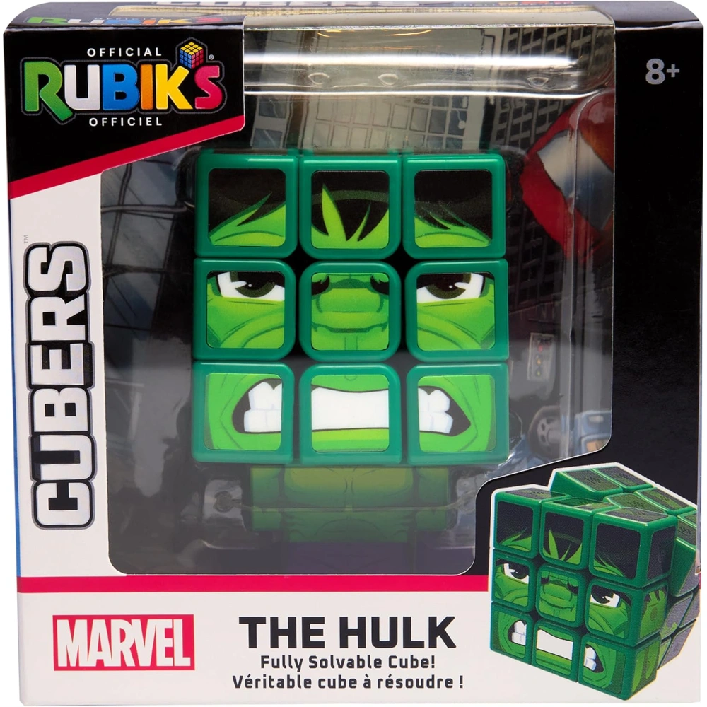 Rubik’s Hulk Cube, Puzzle Task, Challenging Thinking Game, Ages 8+, multicoloured