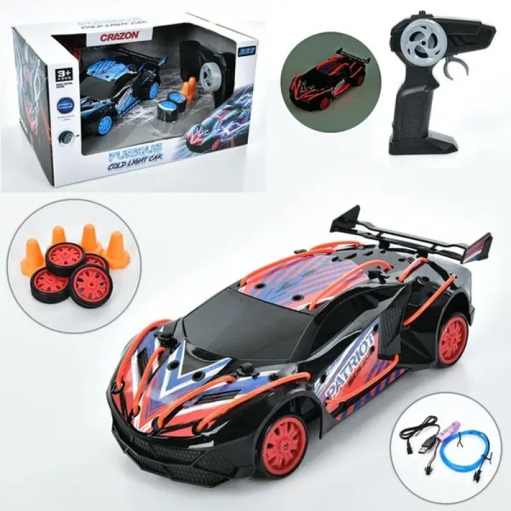 Scale 1: 18 4WD Drift Car with Neon Light
