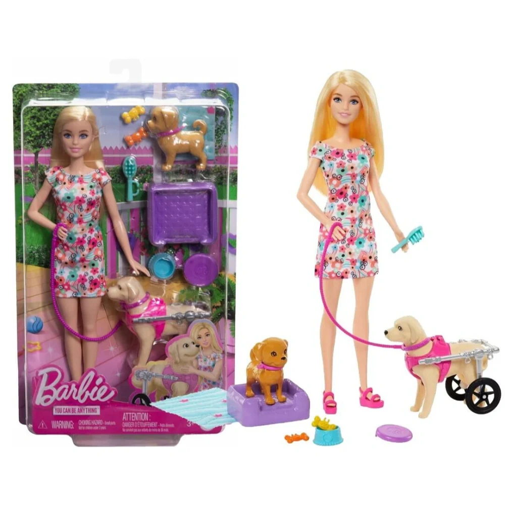 Share Barbie Walk Wheel Pet Playset