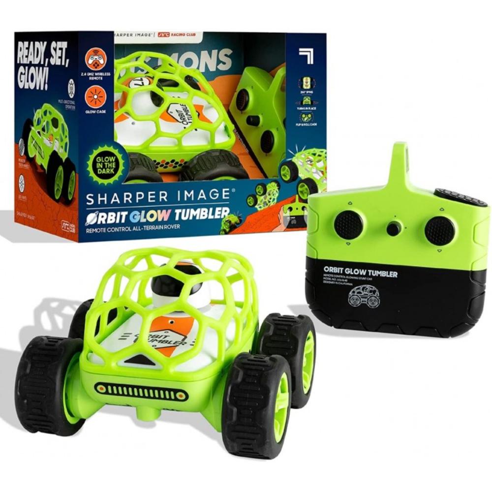 Sharper Image RC Orbit Tumbler Glow In The Dark