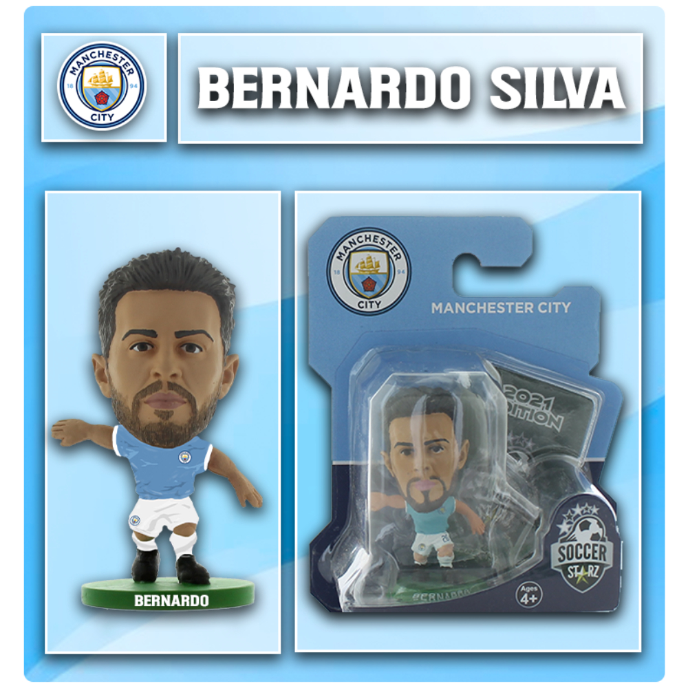 Soccerstarz – Man City Bernardo Silva- Home Kit (Classic Kit) /Figures