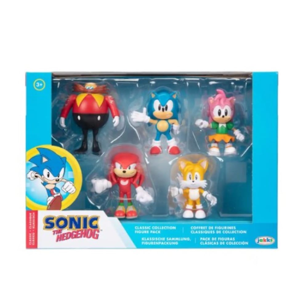 SONIC 2. 5-INCH 5-PACK CLASSIC COLL FIG