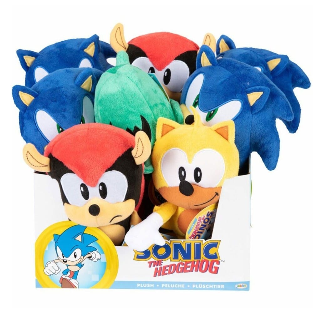 Sonic Basic 9-Inch Plush W7 Asst