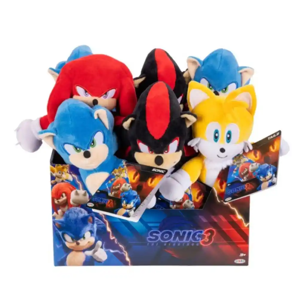 Sonic3 Movie Basic Plush 9″ Asst. 4