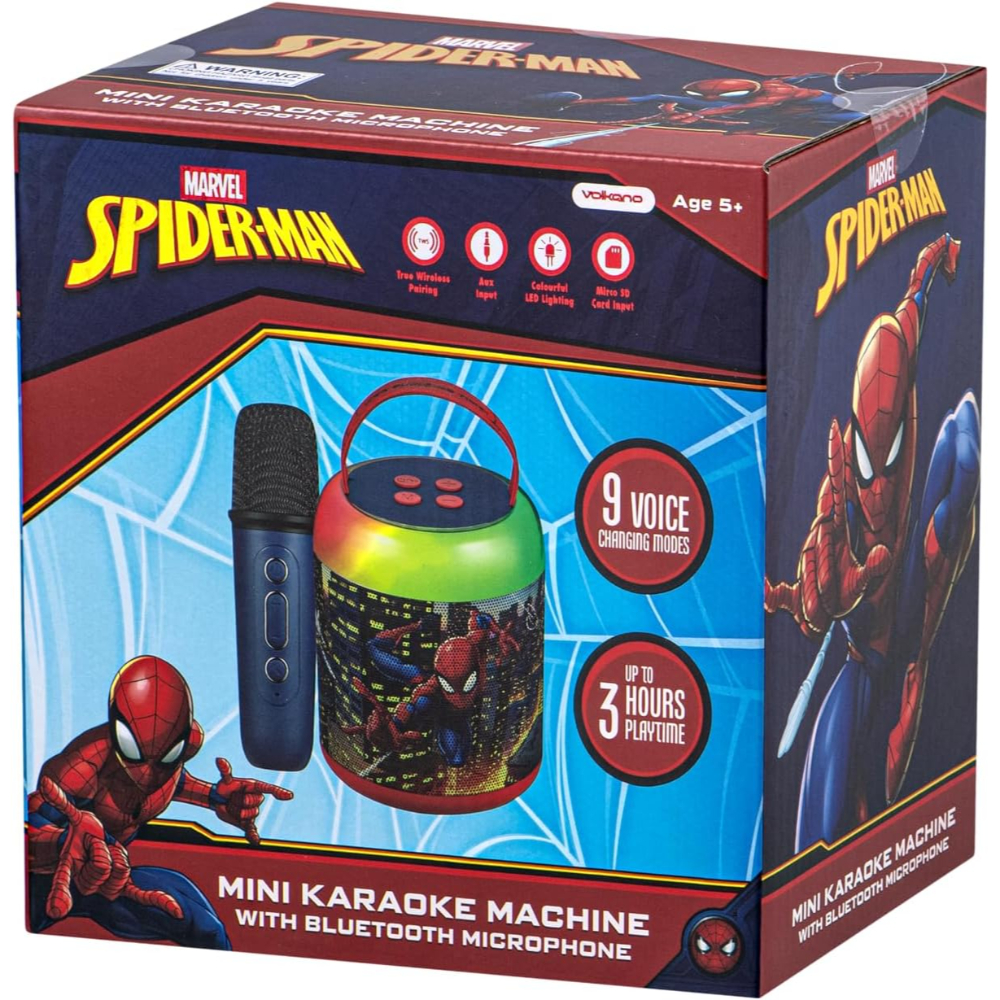 Spider-Man Small Karaoke Machine With Belt Hook