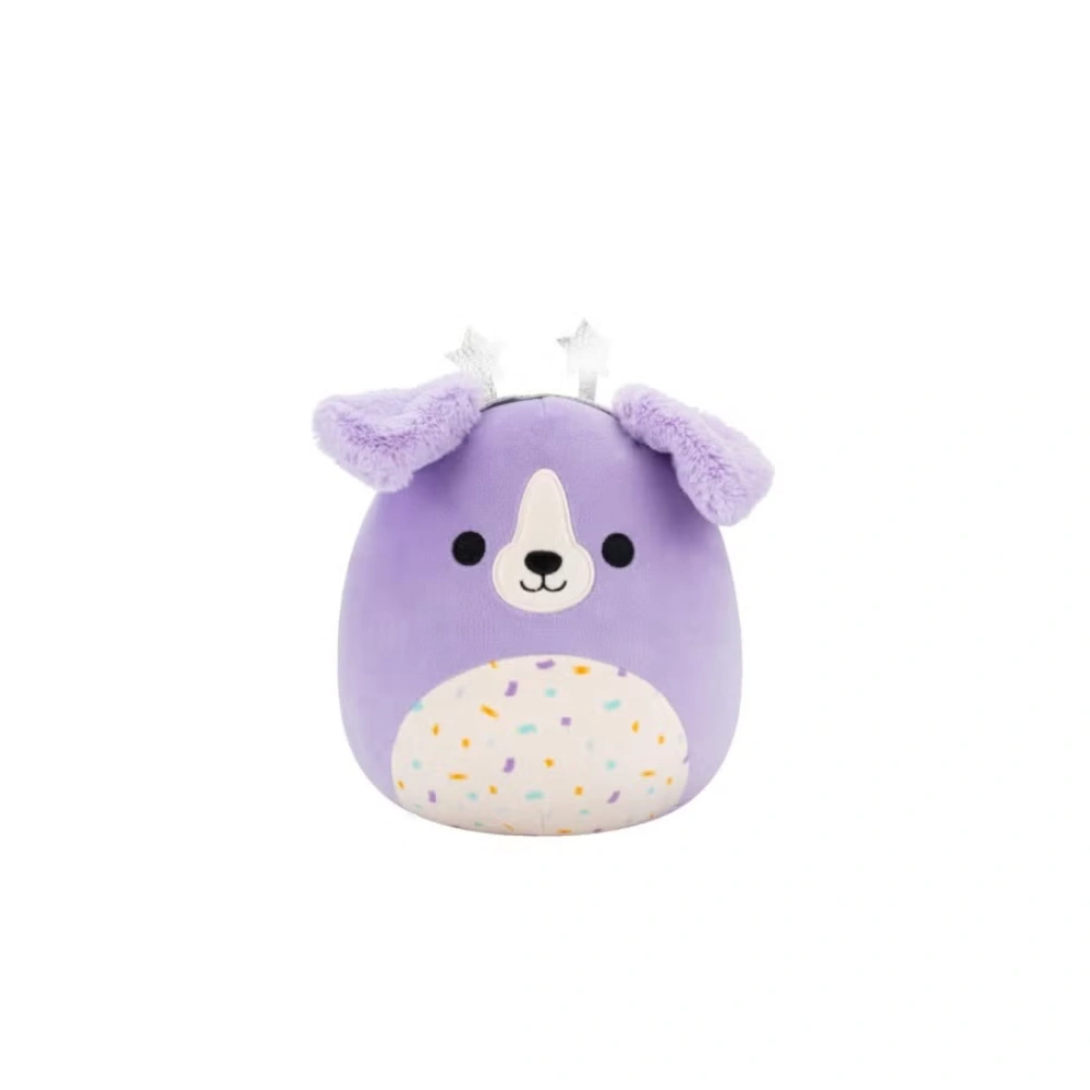 SQCR – Little Plush (7. 5 Inch Squishmallows) (Deontay – Purple Retriever W/Confetti Belly
