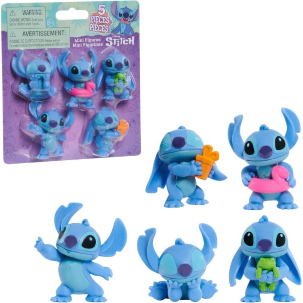 STITCH 5-PACK MINI FIGURE SET