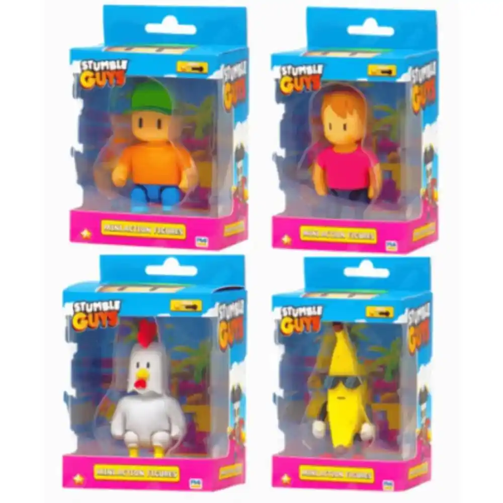 Stumble Guys Mini Action Fig 3″ 1-PK Ass