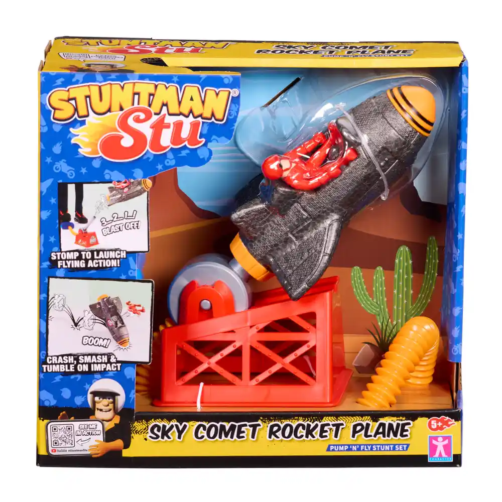 Stuntman Stu Sky Comet Rocket Plane