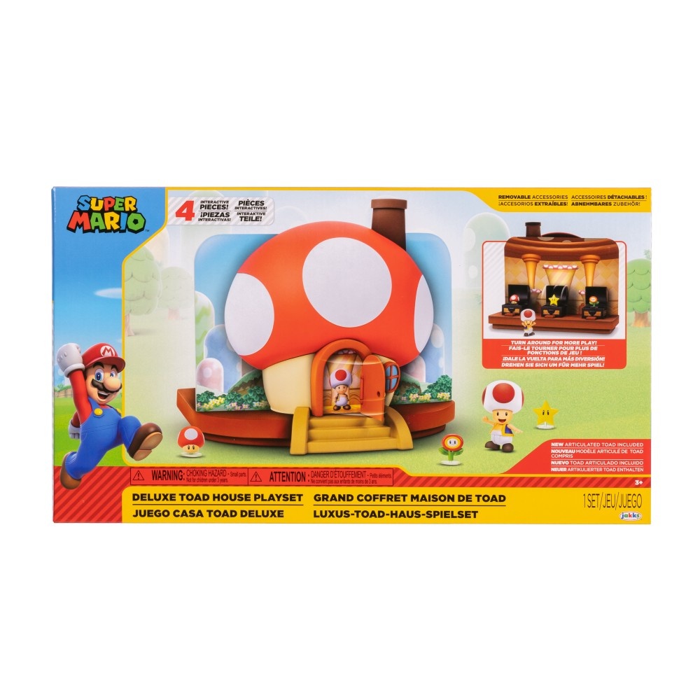 Super Mario Toad House Playset