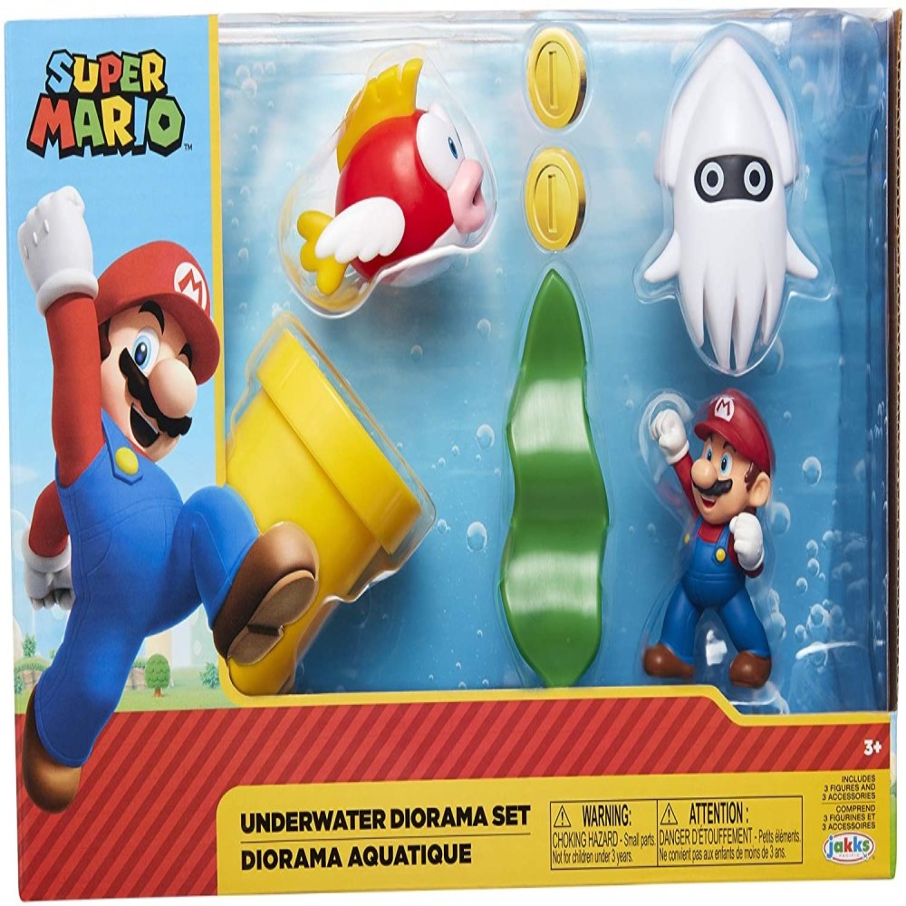 Super Mario Underwater Figure Diorama