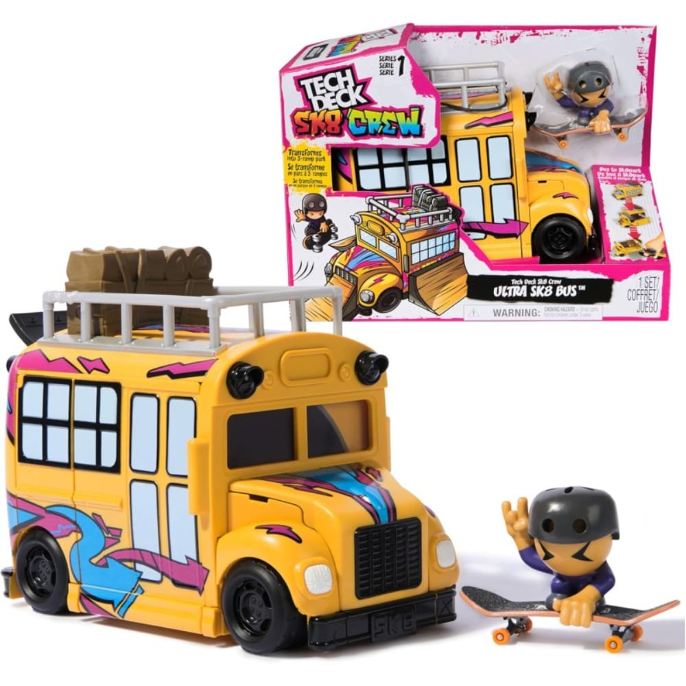TECH DECK SK8 CREW ULTRA SK8 BUS PLAYSET