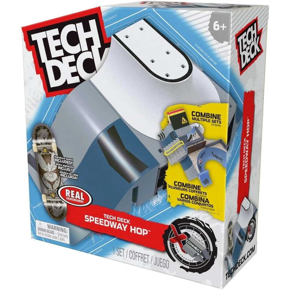 Tech Deck X-Connect Park Creator – customizable and buildable disaster with unique fingerboard – Styles may vary
