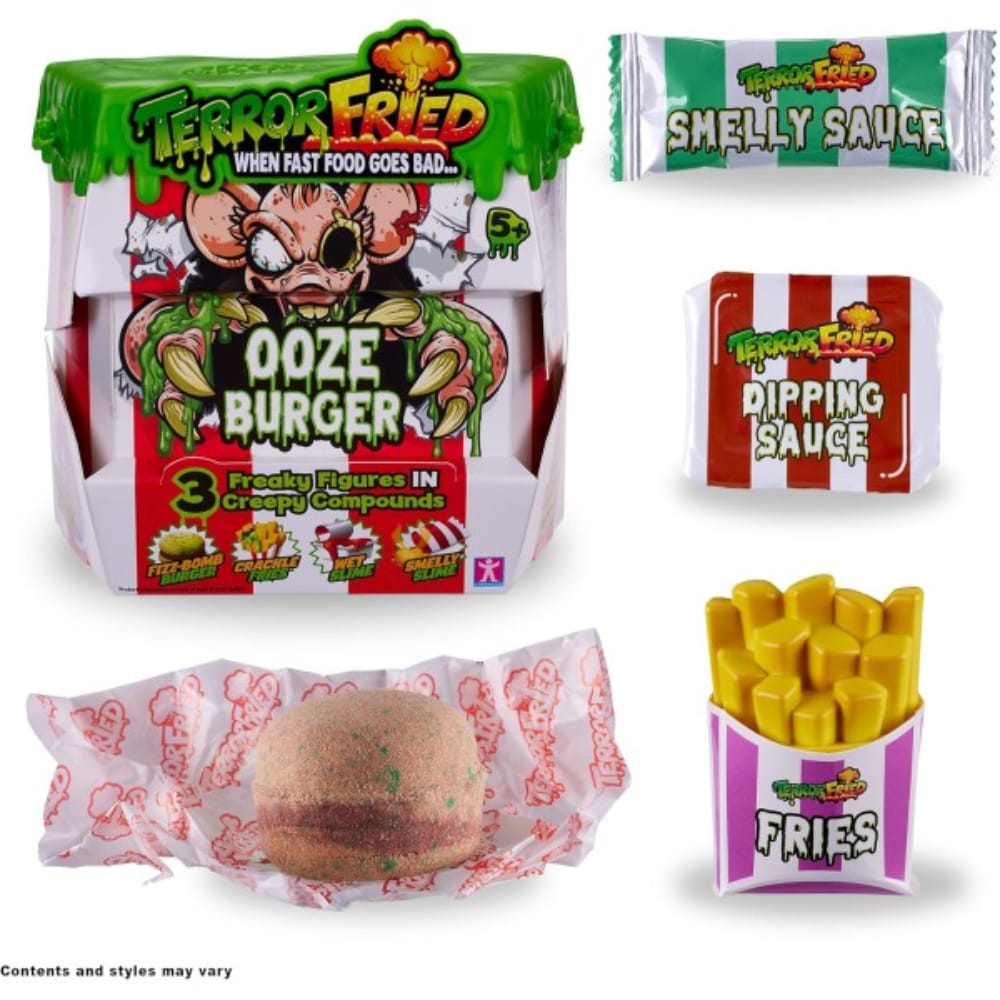 TERRORFRIED OOZE BURGER SLIME TOY