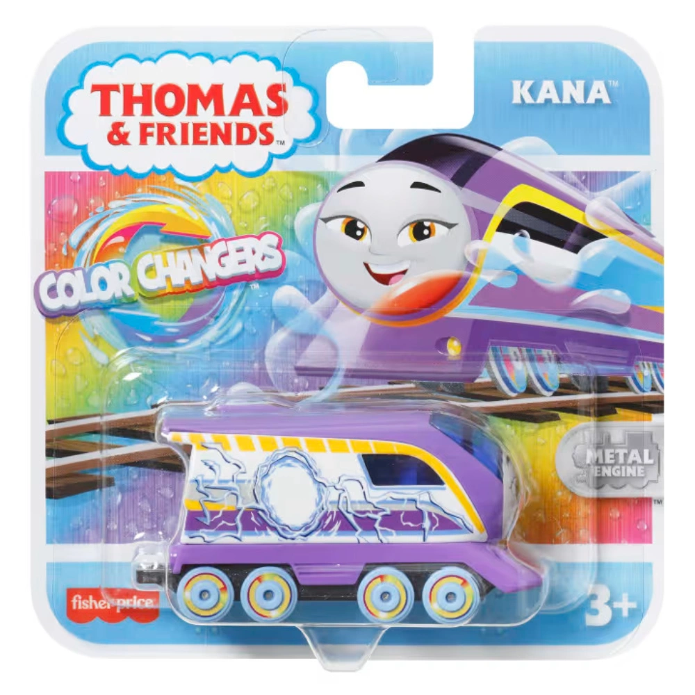 Thomas & Friends Color Changers Diecast Toy Trains Collection Of Vehicles, Characters May Vary