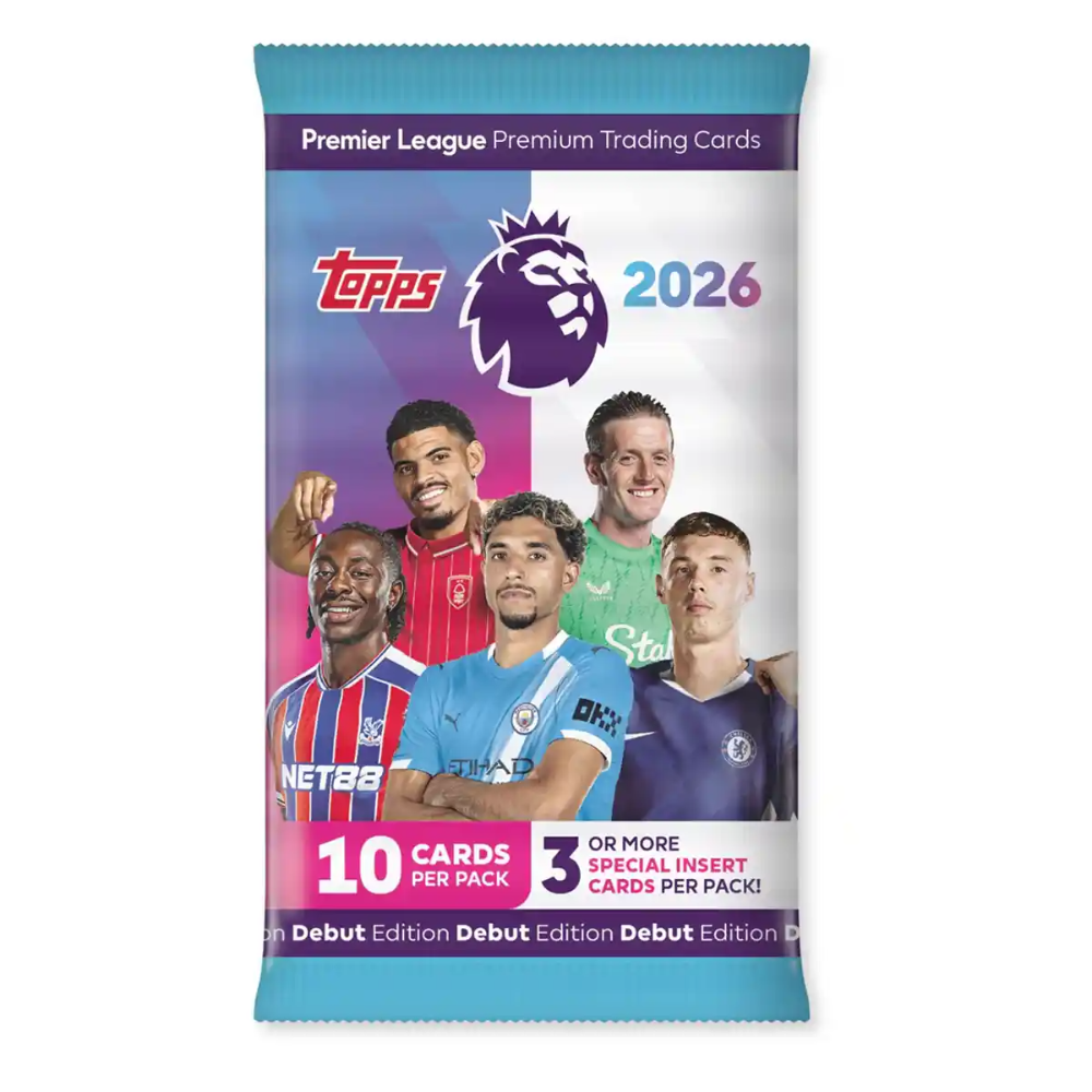 Topps Premier League 2025/26 Single Pack (Box of 28 Packs)