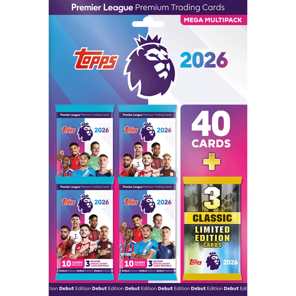 Topps Premier League 2026 – Debut Edition – Mega Multipack