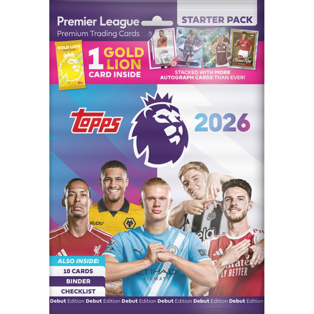 Topps Premier League 2026 – Debut Edition – Standard Starter Pack