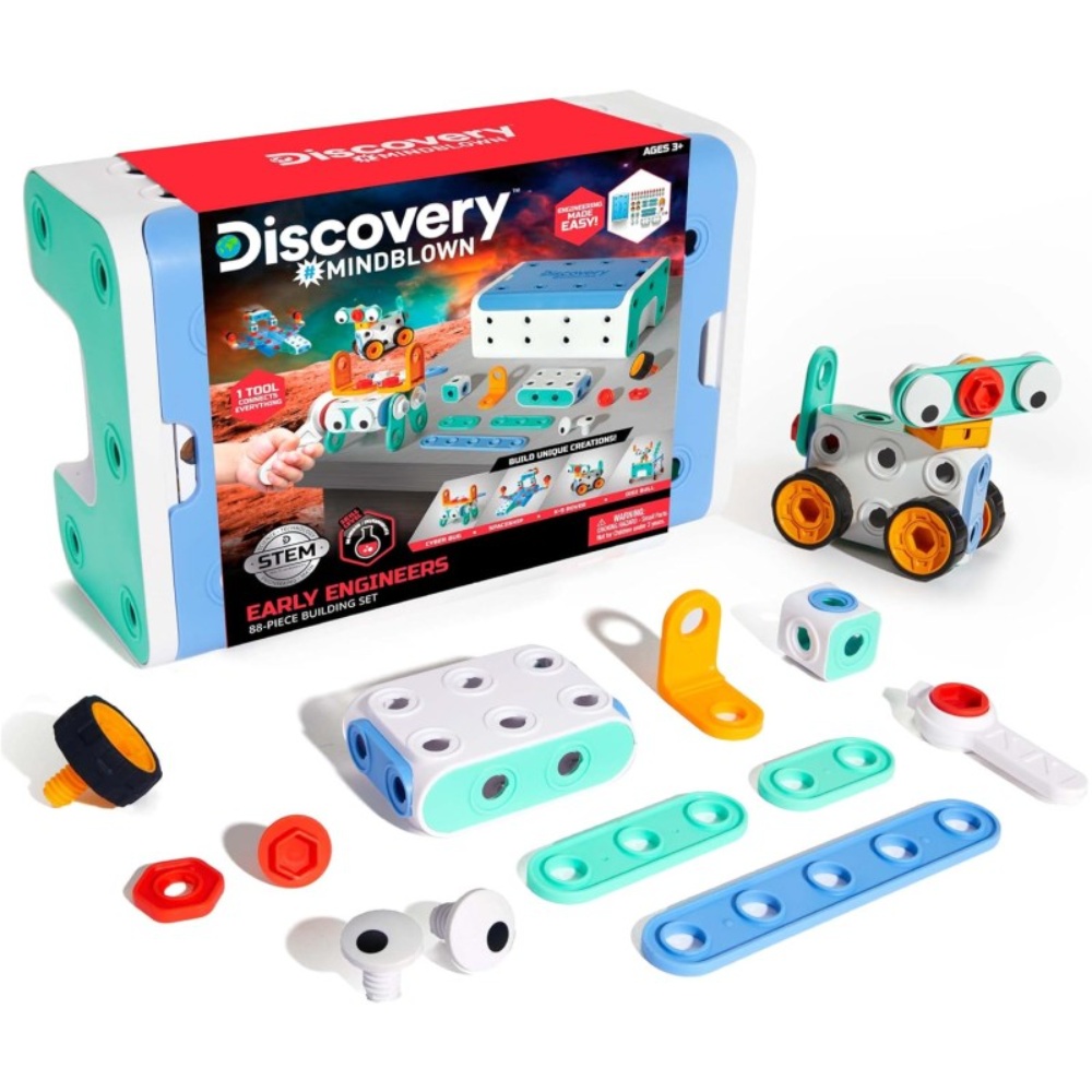 Discovery Kids Early Engineers Building Set 88pc