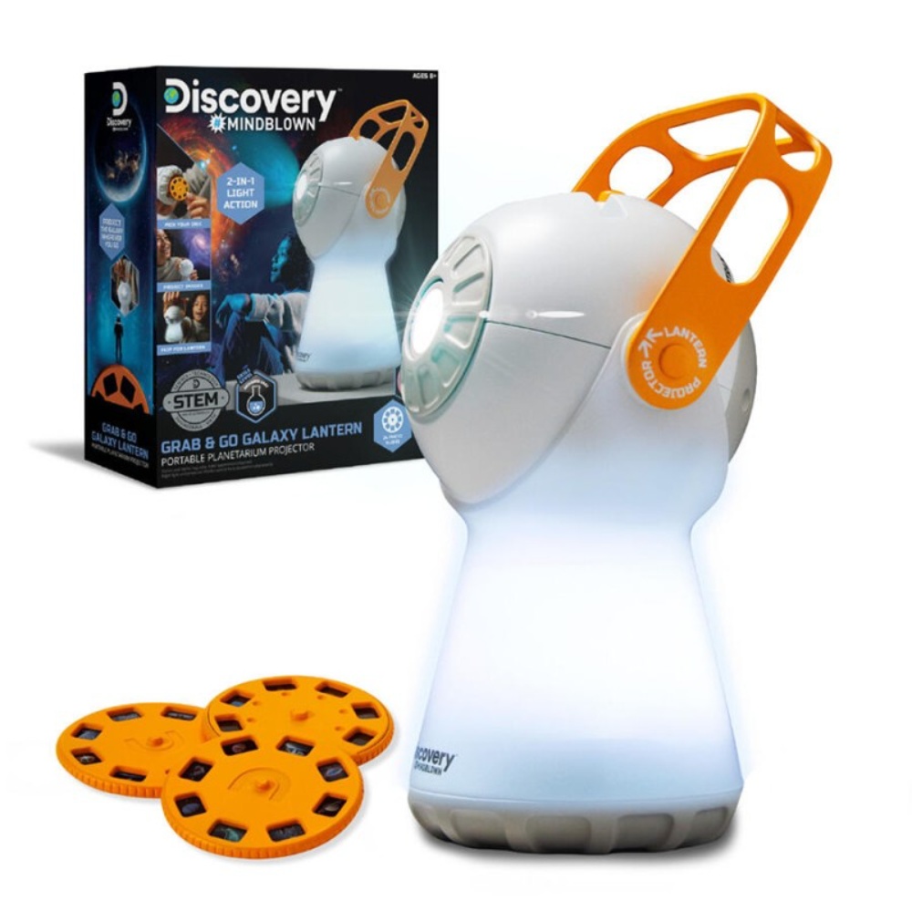 Toy Planetarium Projector Portable – Discovery Mindblown Grab & Go Galaxy Lantern