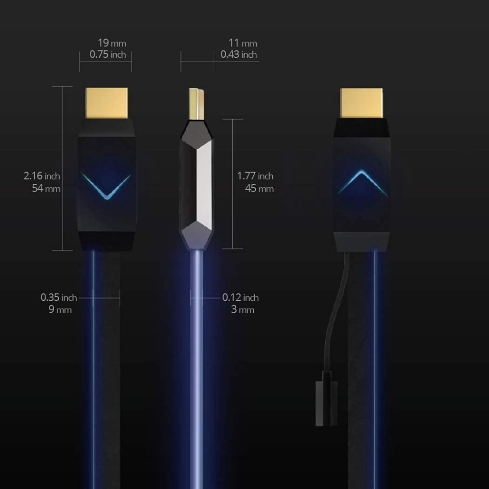 VIVIFY Optical HDMI 2. 0 Light-up