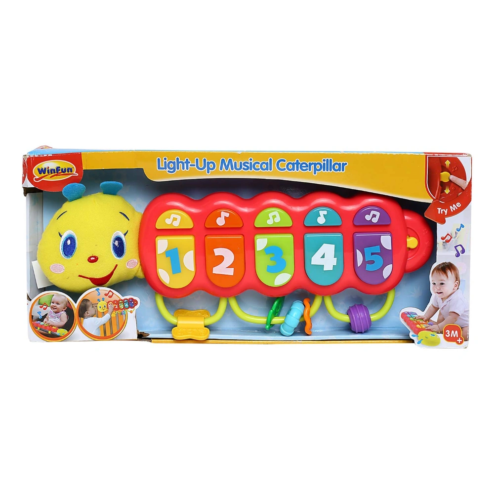 Win Fun E Light Up Musical Caterpillar