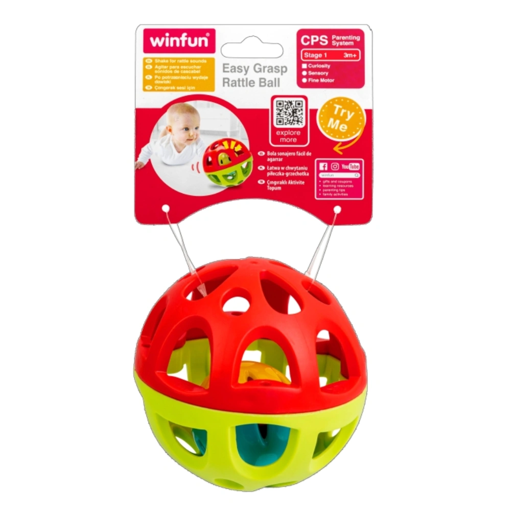 WINFUN – EASY GRASP RATTLE BALL