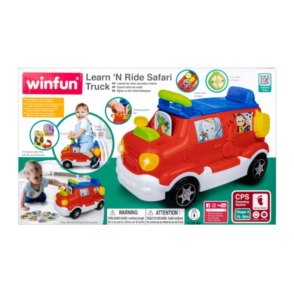 Winfun Learn N Ride Safari Truck
