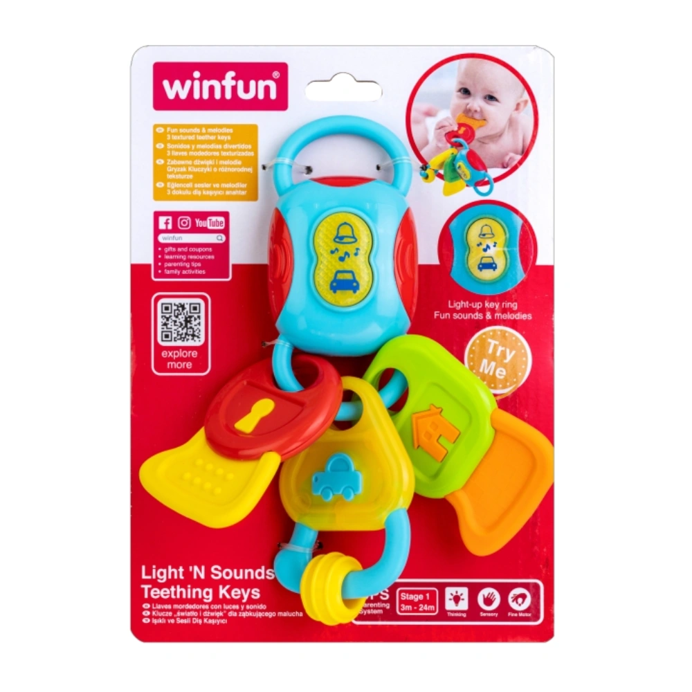 Winfun – Light & Sounds Teething Keys