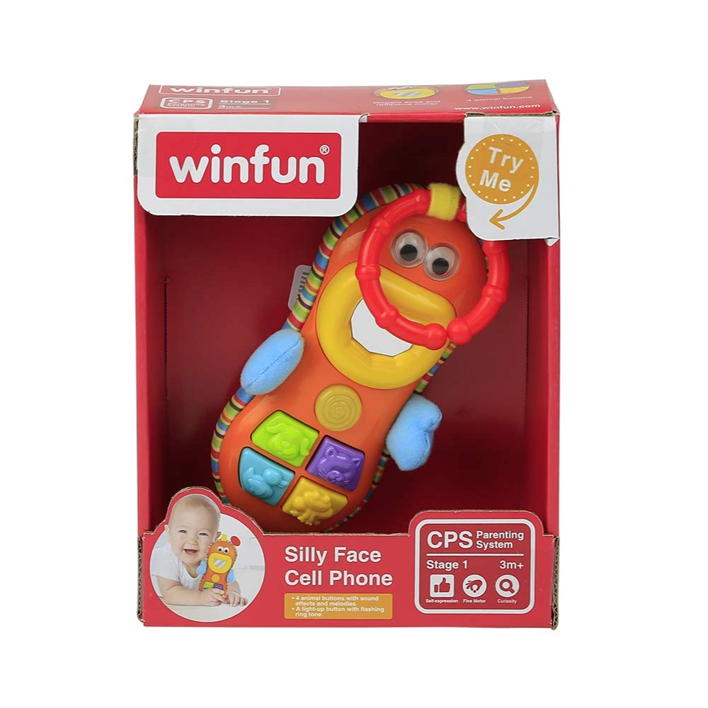 Winfun Silly Face Cell Phone, Multi Color