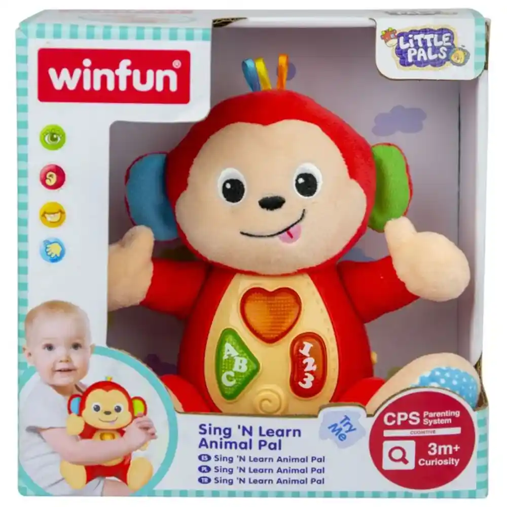 WINFUN SING ‘N LEARN ANIMAL PAL – MONKEY
