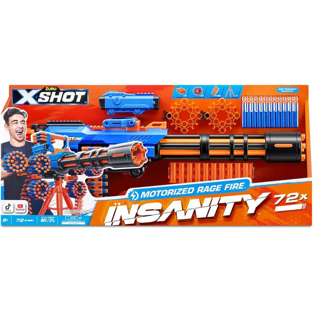 X-Shot Insanity Motorized Age Fire Gatli