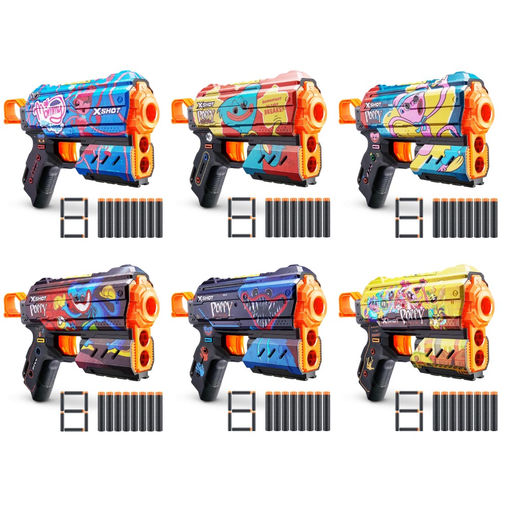 X-Shot Skins Flux Poppy Playtime (8Darts) (S1)