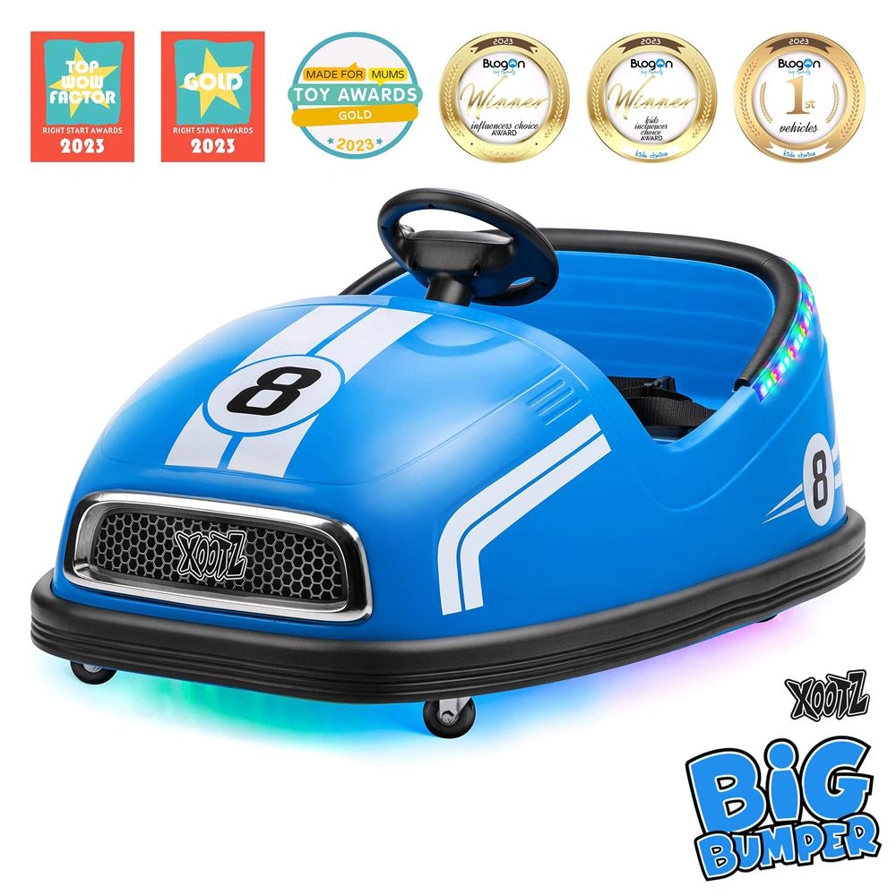 Xootz 12V Bumper Buddies – 2 seaters Brown box with poster