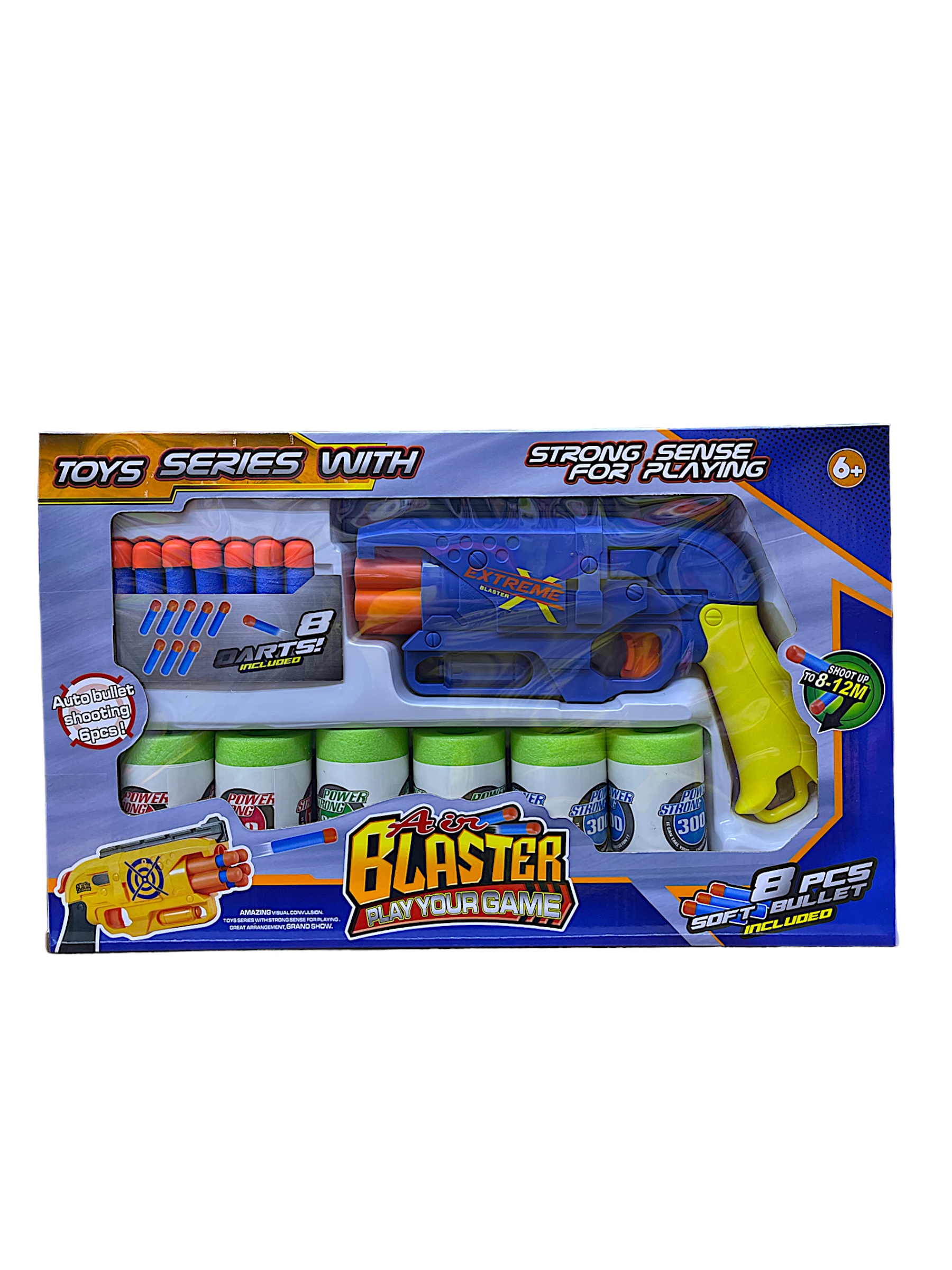 مسدس طلقات فلين مع الأهداف