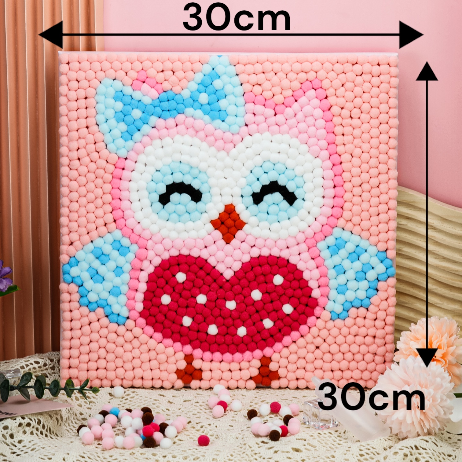 لوحة القطن شكل عصفور