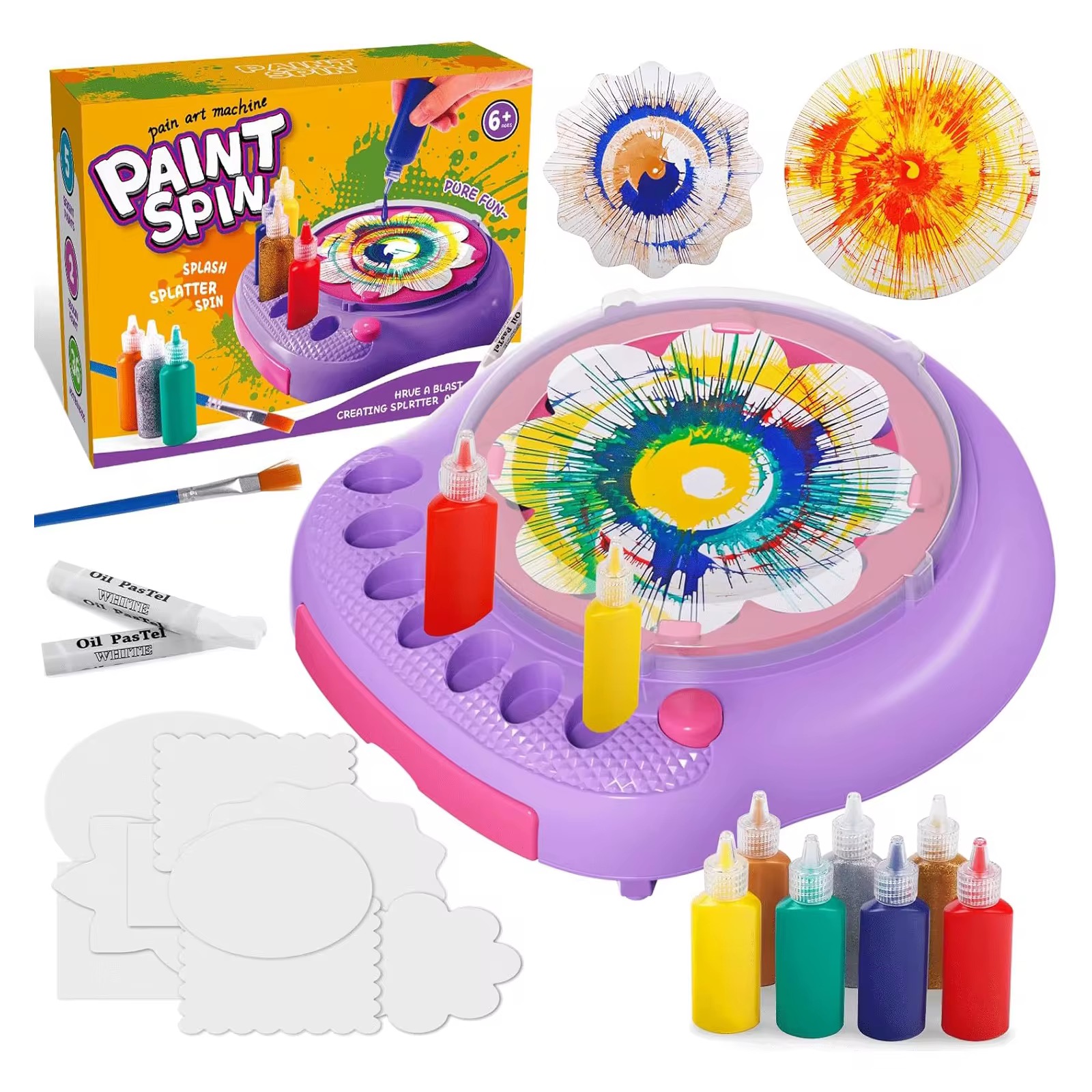 دوامة التلوين (لون بنفسجي)