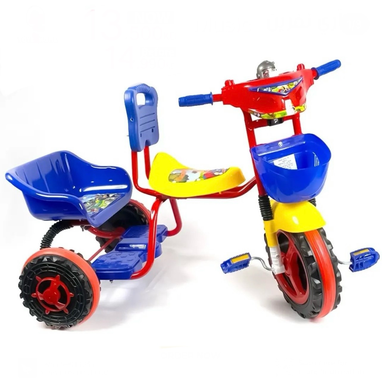 دراجة هوائية يقودها الطفل (2 مقعد)