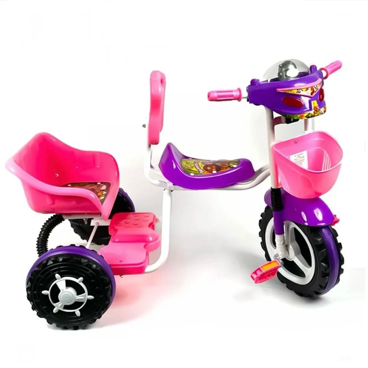 دراجة هوائية يقودها الطفل (2 مقعد)