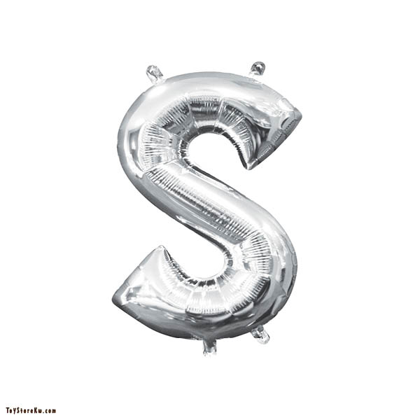 Helium Balloon Letter S