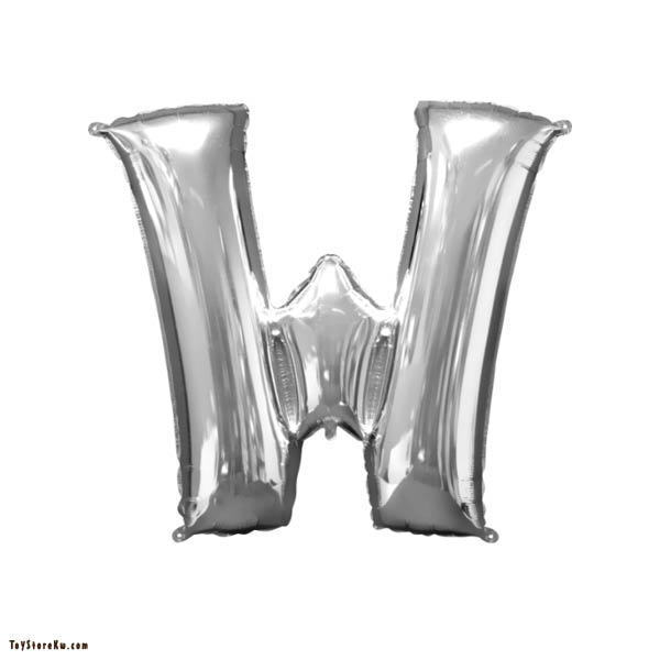 Helium Balloon Letter W