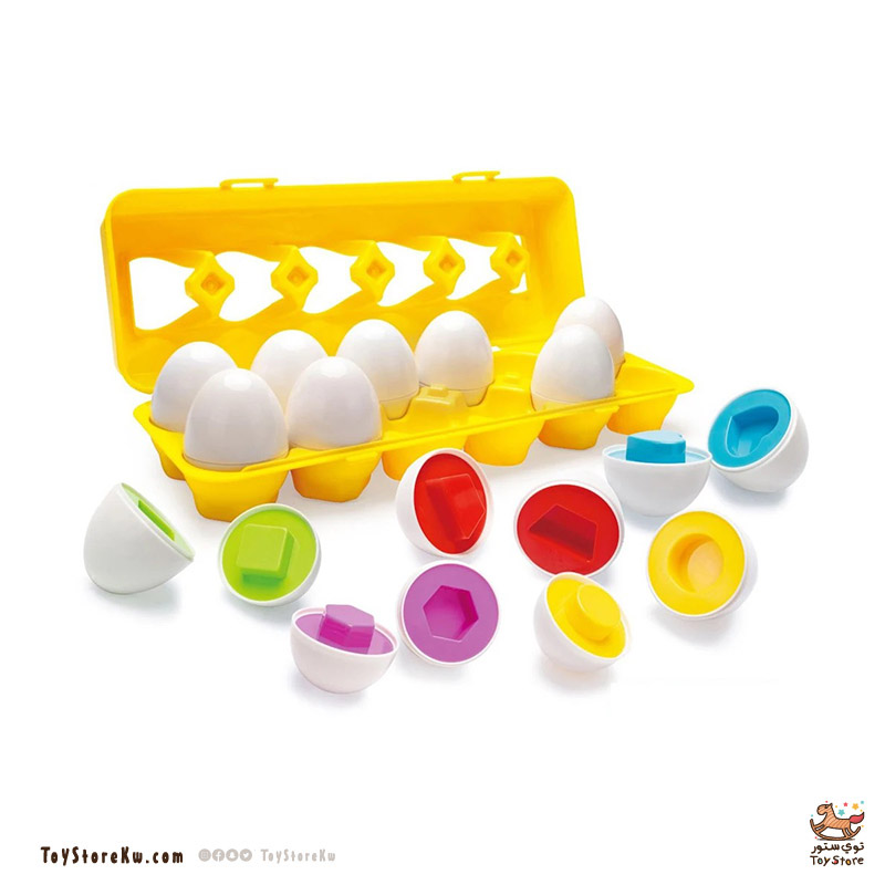 لعبة البيض التعليمي اشكال هندسية