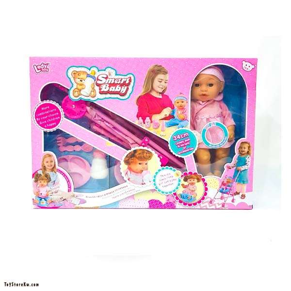 بيبي مع عربة