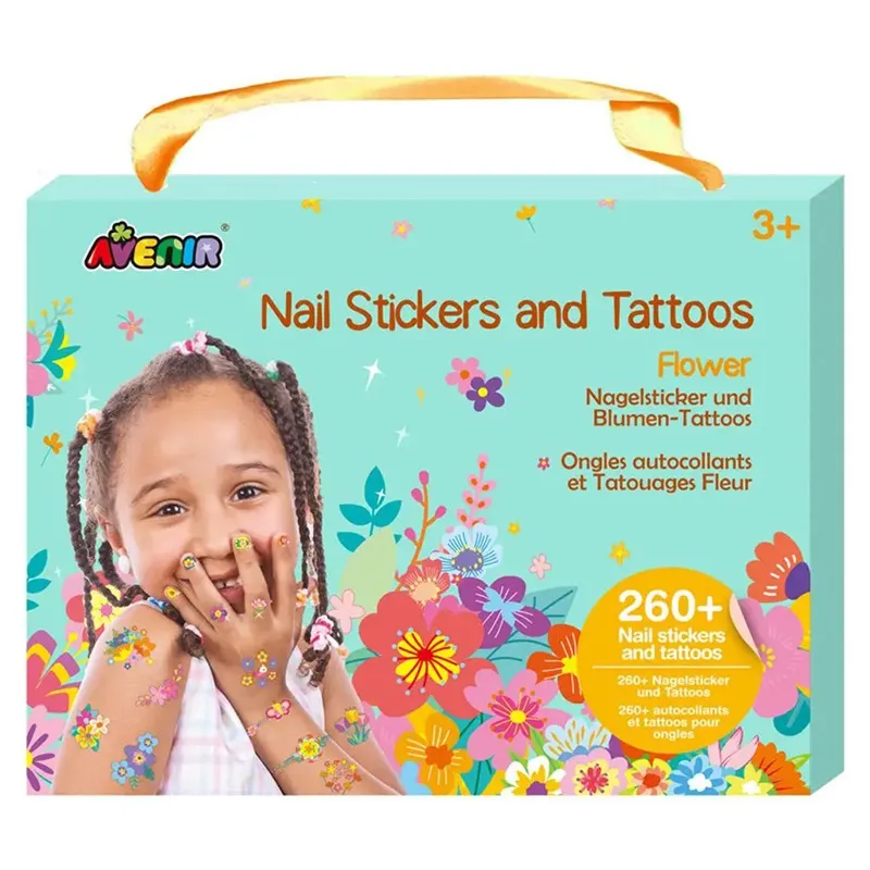 Avenir Nail Sticker And Tattoos – Flowers