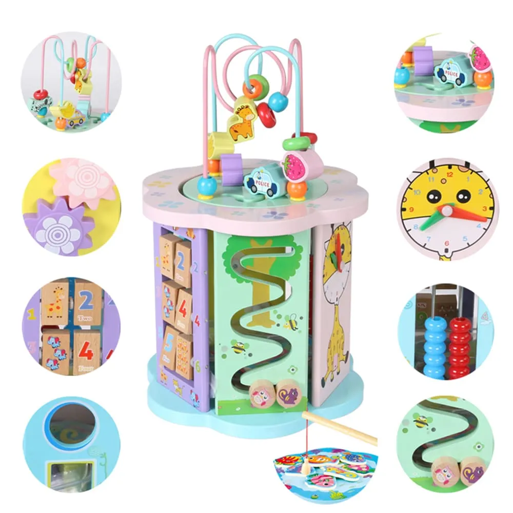 Beilaluna Garden Bead Maze Activity Cube