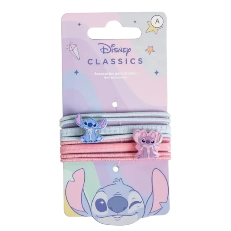 Disney Elastic Hair Accessories Stitch – 8 Pcs