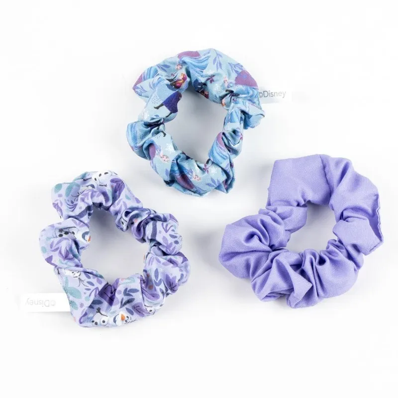 Disney Hair Accessories Fabric Scrunchie Frozen For Kids – 3 Pcs