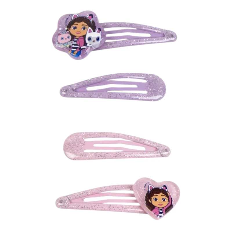 Disney Hair Clip Accessories Gabbys Doll House – 4 Pcs