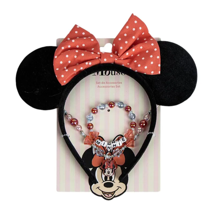 Disney Minnie Mouse Jewellery For Hair Pack – 3 Pcs