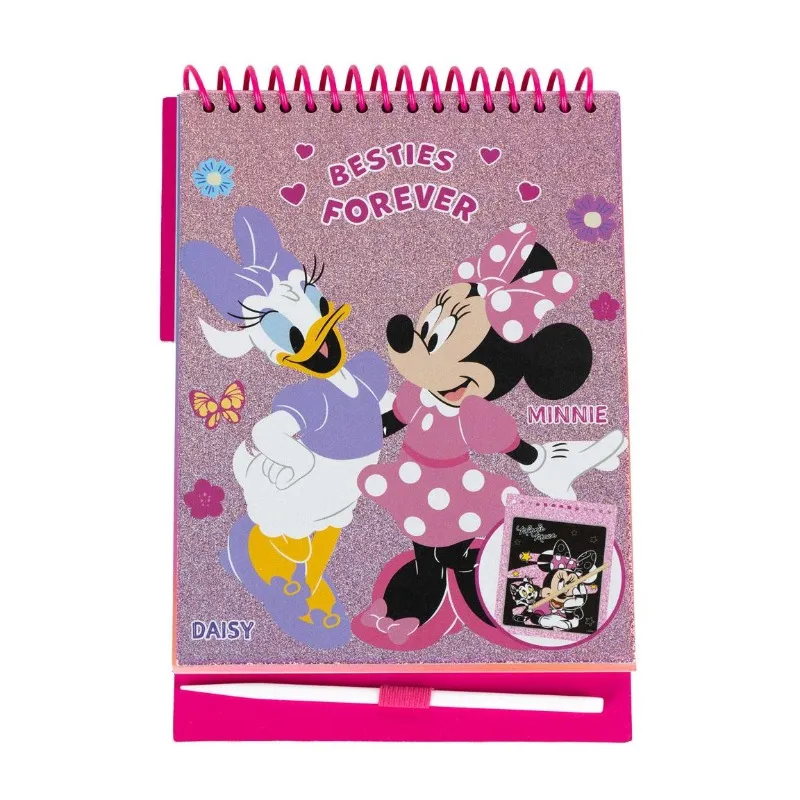 Disney Minnie Mouse Scratch Book Stationary Set
